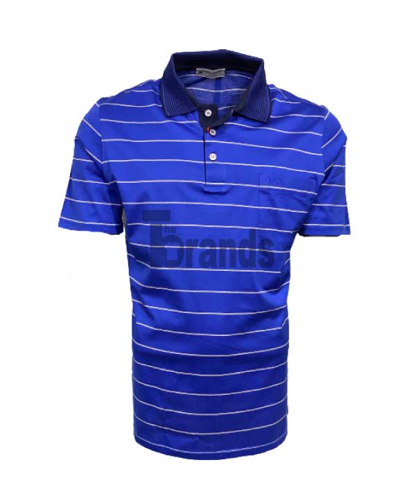 Polo classique en fil de coton d'écosse