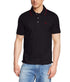 Polo piqué Noir
