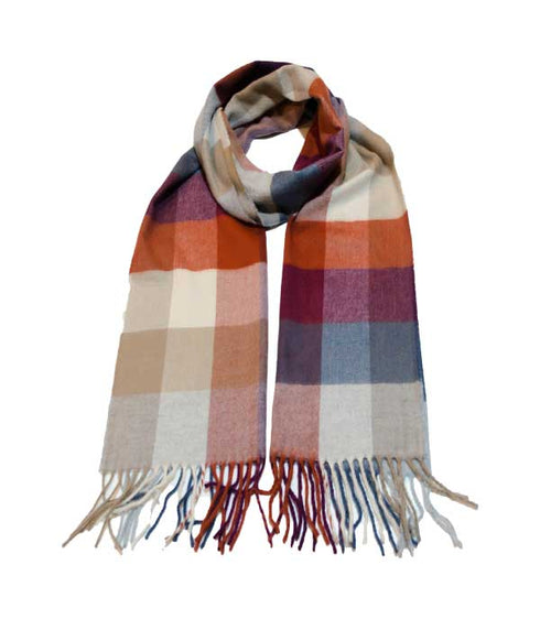 Écharpe à carreaux