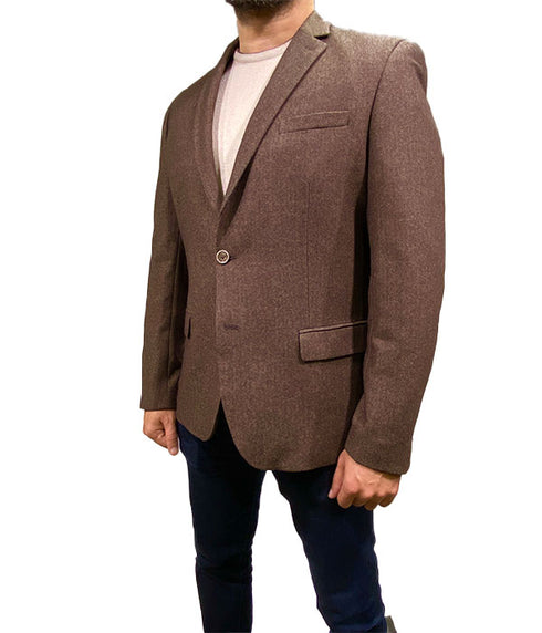 Veste marron de coupe ajusté