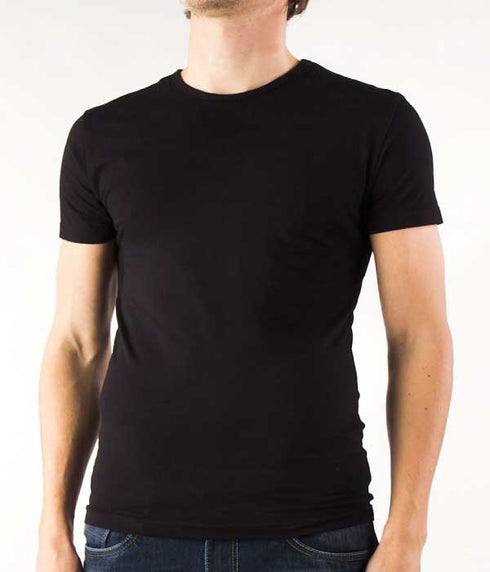 T-shirt-bodyfit-r-neck-stretch