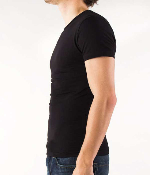 T-shirt-bodyfit-r-neck-stretch