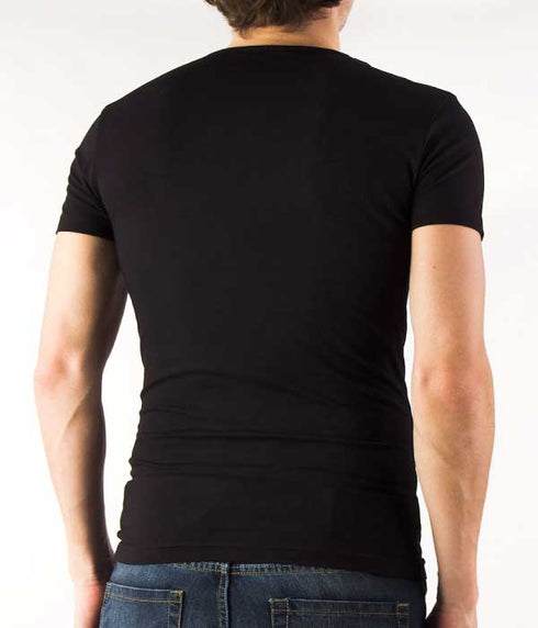 T-shirt-bodyfit-r-neck-stretch