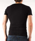 T-shirt-bodyfit-v-neck-stretch