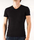 T-shirt-bodyfit-v-neck-stretch