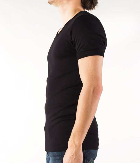 T-shirt semi body fit black