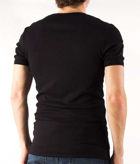 T-shirt semi body fit black