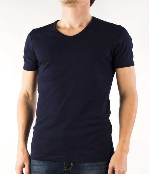 T-shirt semi body fit Navy