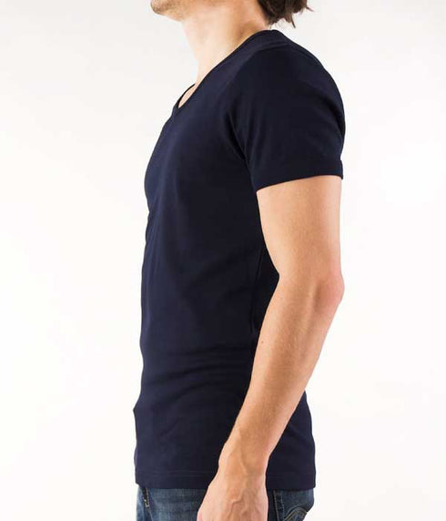 T-shirt semi body fit Navy