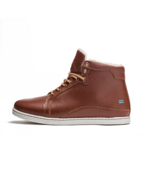 Basket en cuir marron