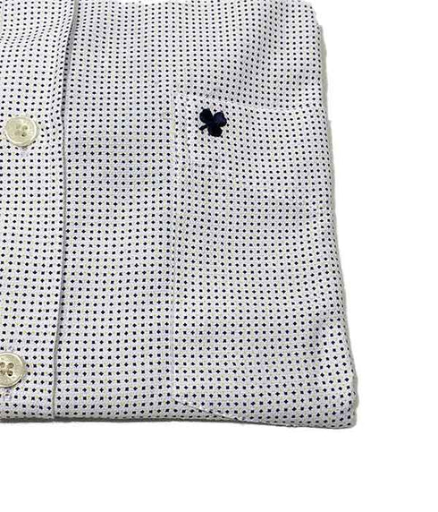 Chemise blanche motif