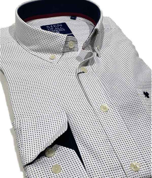 Chemise blanche motif