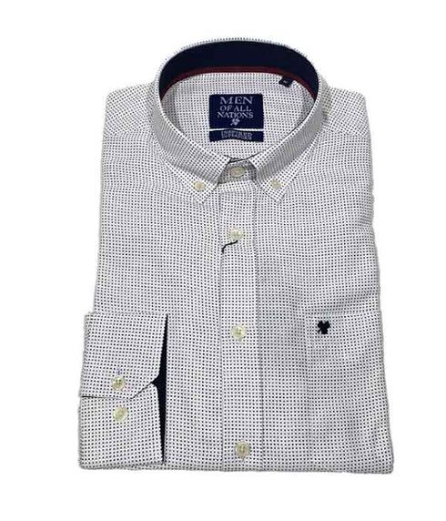 Chemise blanche motif