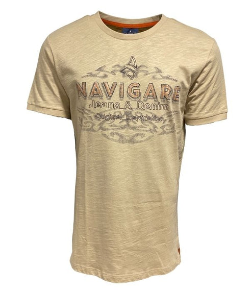 T-shirt imprimé brodé manches courtes