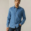 Chemise en jeans regular délavage clair