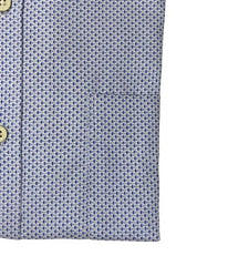 Chemise à motif bleu