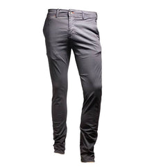 Pantalon chino gris regular fit