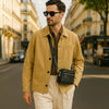 Veste tabac 'Broad Bro ' en Sergé de Coton