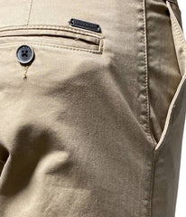 Pantalon chino beige regular fit