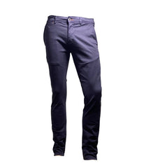 Pantalon chino bleu encre de coupe regular