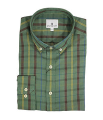 Chemise verte avec design distinctif