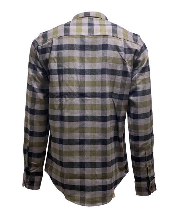 Chemise carreaux flanelle v regular fit