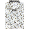 chemise blanche imprimée floral
