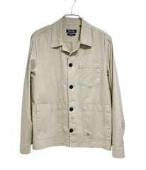 Veste Beige 'Broad Bro ' en Sergé de Coton