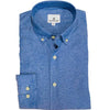 Chemise Oxford bleu unie