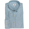 Chemise Oxford aquamarine unie