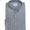 Chemise oxford gris unie