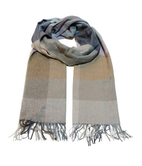 Écharpe carreaux unisexe