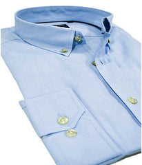 Chemise bleu ciel oxford