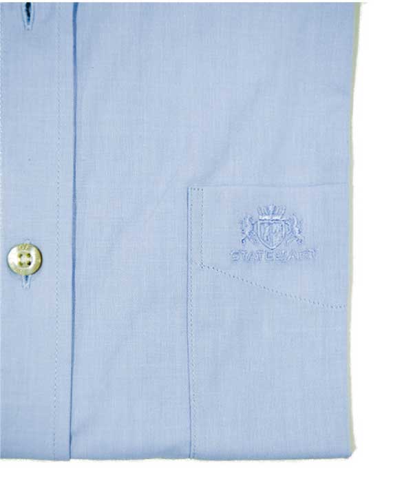 Chemise bleu ciel oxford