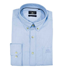 Chemise bleu ciel oxford