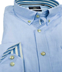 Chemise  bleu ciel oxford