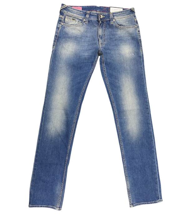 Jeans Morris zip blue look straight