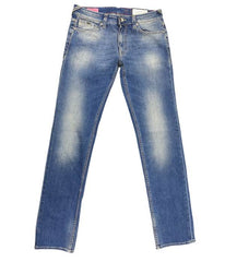 Jeans Morris zip blue look straight