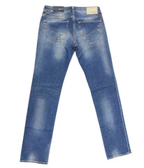 Jeans Morris zip blue look straight