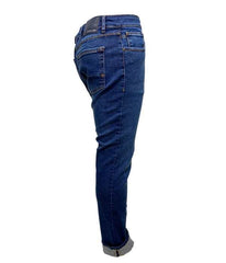 Jeans mid bleu regular fit