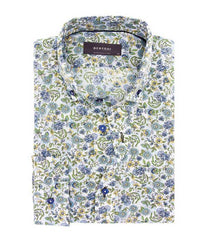 Chemise Gustav Bleu imprimé fleur