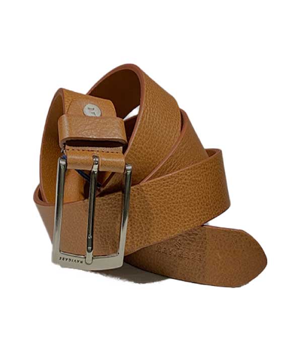 Ceinture en cuir 063 COGNAC