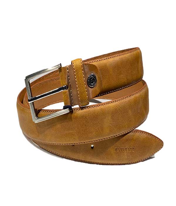 Ceinture en cuir 088 COGNAC