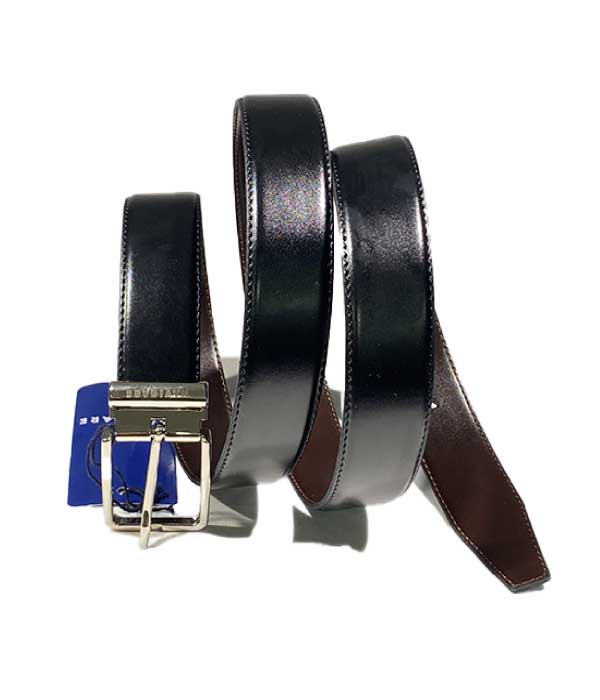 Ceinture en cuir double face