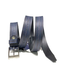 Ceinture en cuir 048  BLU