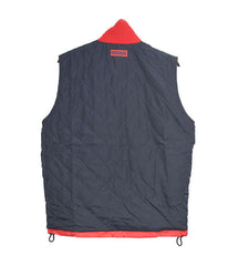 Gillet double face bleu/rouge