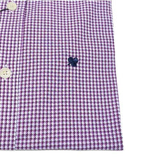 Chemise violet imprimé