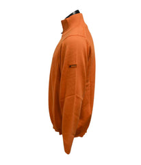 Pull orange avec demi fermeture éclair - made in Italy